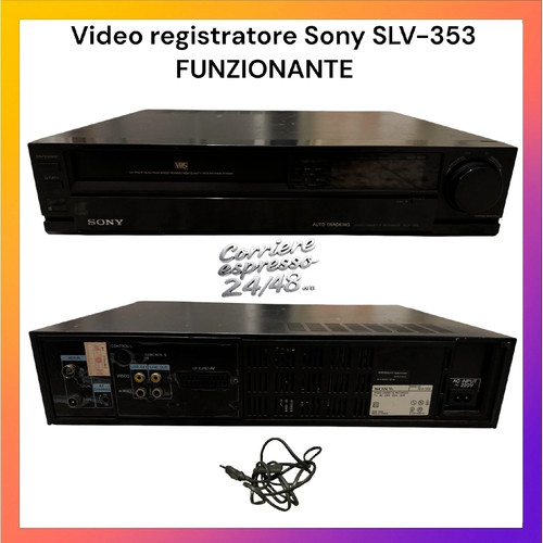 Videoregistratore vhs sony - videoregistratore,